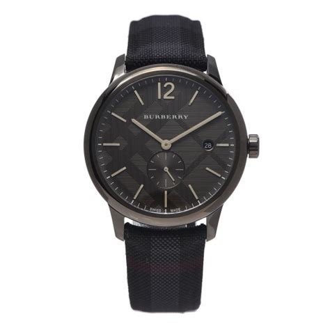 burberry uhr bu10010|BURBERRY Stainless Steel Calfskin 40mm Classic Round.